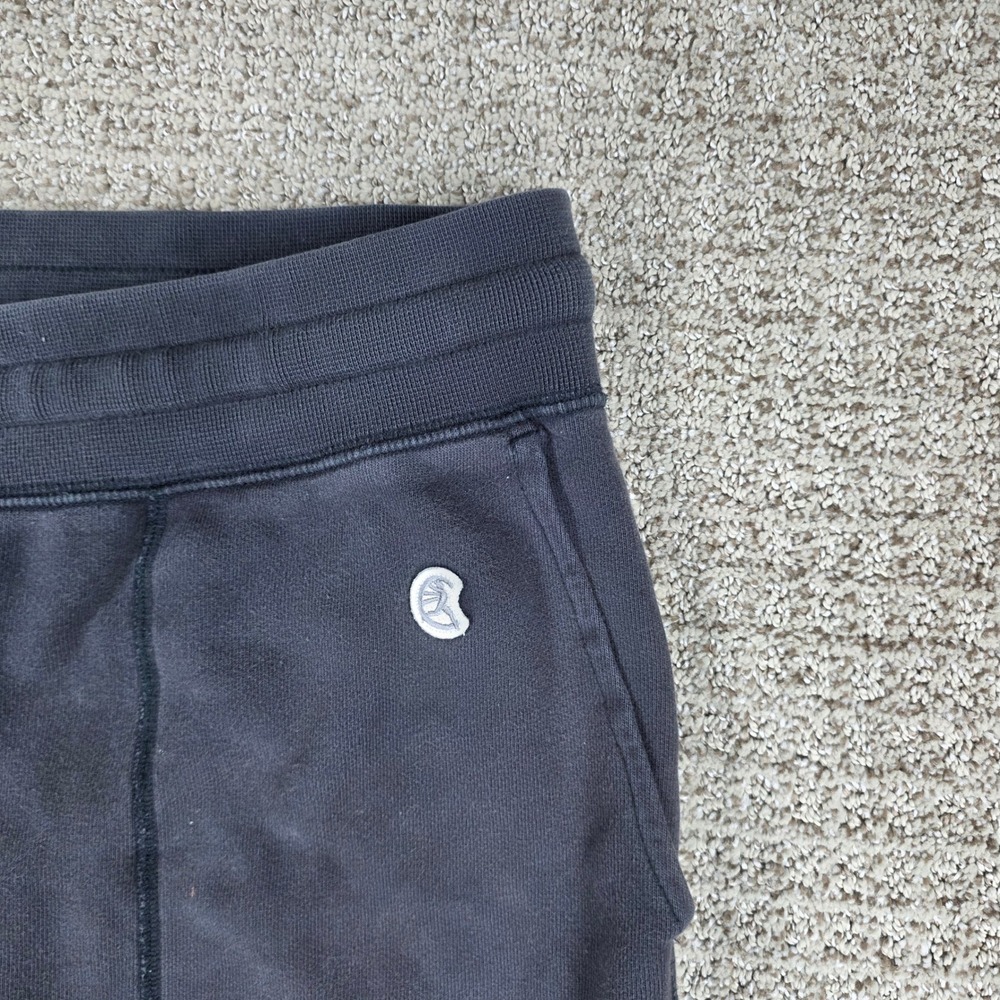 Champion Todd Snyder Mens Cargo Jogger Sweatpants Large Navy Black Fleece C Logo - Picture 2 of 7